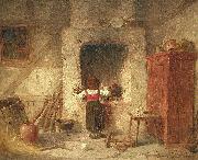 Anders Gustaf Koskull Household Work oil on canvas